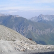Tuxersk alpy z ledovce nad Hintertuxem.